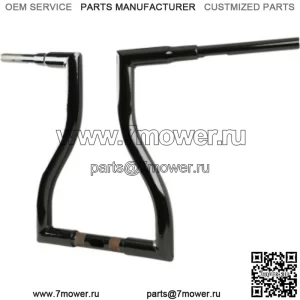 LA Choppers 1,5-дюймовая молотилка 16-дюймовые черные рули Harley Road Glide King 15+ (Для: Harley-Davidson)