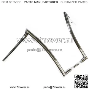 Руль Factory 47 Maddogger Apes, 18 дюймов, 1,25 дюйма, хромированный Harley Road King Softail (для: Harley-Davidson)