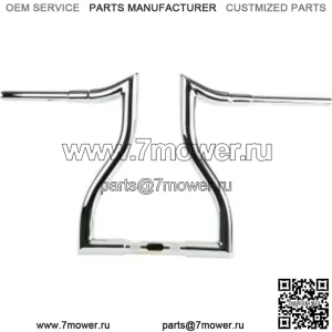 LA Choppers 1-1/2 дюйма, 14 дюймов, хромированный руль Hammerhead Harley Road Glide King 15-20 (для: Harley-Davidson)