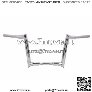 1,25-дюймовые хромированные рули Monkey Bagger 12 дюймов, руль Apehanger Harley Touring FLST (для: Harley-Davidson)
