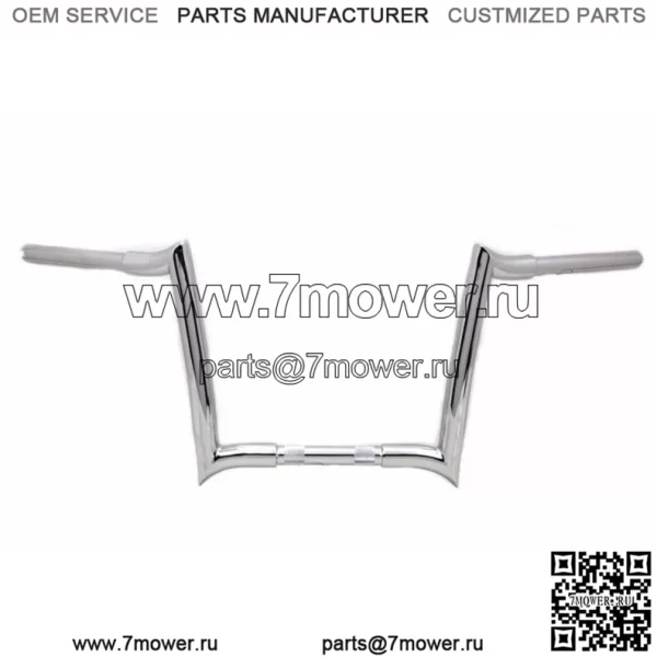1,25-дюймовые хромированные рули Monkey Bagger 12 дюймов, руль Apehanger Harley Touring FLST (для: Harley-Davidson)