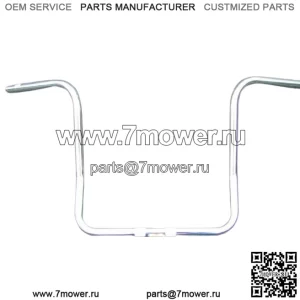Хромированные 12-дюймовые рули Paul Yaffe Classic Ape Hanger Harley Touring Bagger 96-20 (Для: Harley-Davidson)