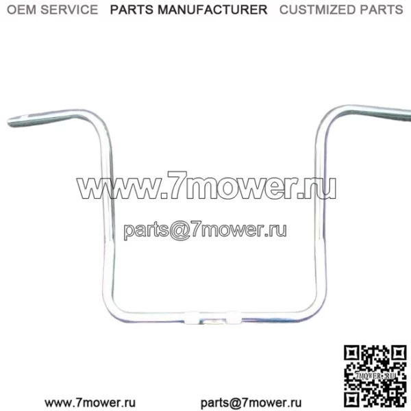 Хромированные 12-дюймовые рули Paul Yaffe Classic Ape Hanger Harley Touring Bagger 96-20 (Для: Harley-Davidson)