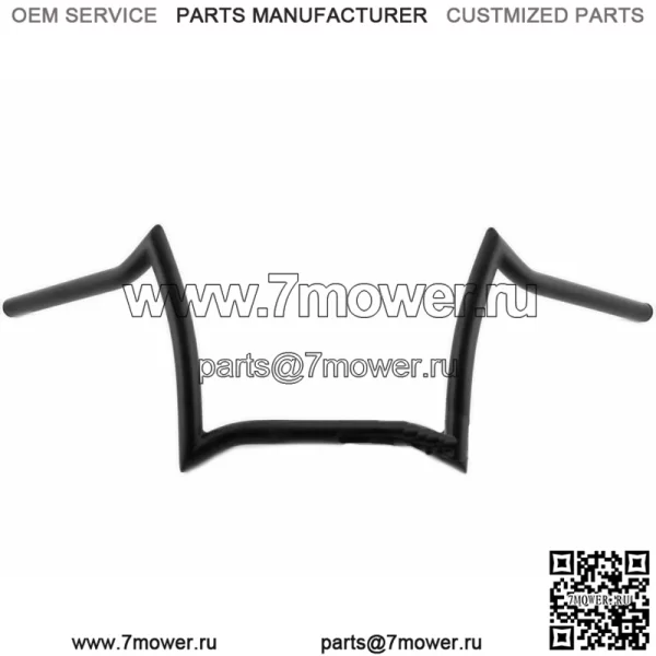 Черные 1-дюймовые дуги Crazy Z Bars Ape Hanger Handlebars Harley Chopper Bobber Custom XL Pan (Для: Harley-Davidson)