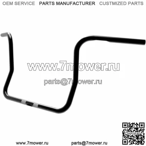 Черные 10-дюймовые классические рули с подвеской Ape Paul Yaffe Harley Touring Bagger Batwing (для: Harley-Davidson)