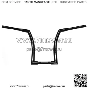 16-дюймовый руль Black Fat Monster Ape-Hanger Apes Harley Softail Dyna Sportster (для: Harley-Davidson)