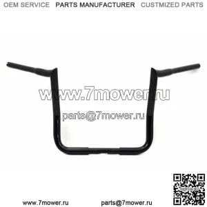 1-1/4, черные 15-дюймовые рули Monkey Apes Bagger Bar Harley Touring Dresser 96-2017 (Для: Harley-Davidson)