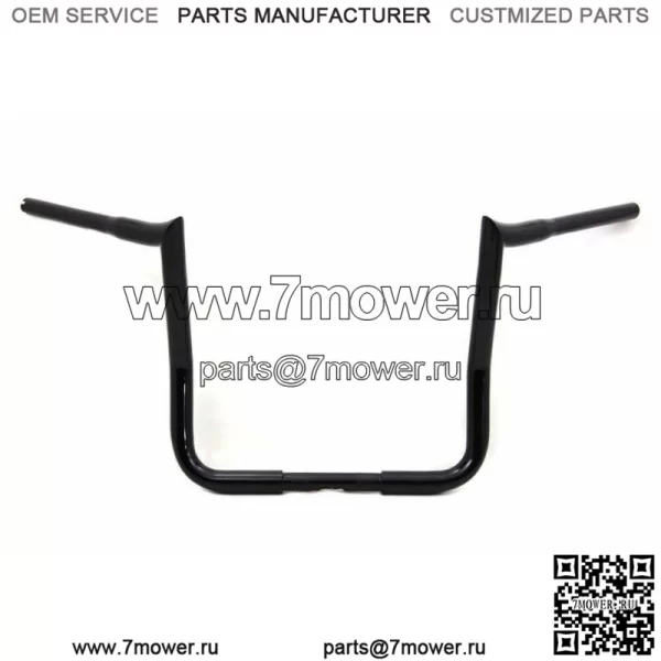 1-1/4, черные 15-дюймовые рули Monkey Apes Bagger Bar Harley Touring Dresser 96-2017 (Для: Harley-Davidson)
