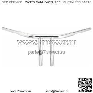 Хромированные рули с подъемом, 8 1/2 дюйма, руль Harley Softail Dyna Sportster (для: Harley-Davidson)
