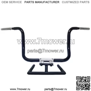 KST Kustoms Gloss Black 12-дюймовые рули Six Bend Kicker для Harley Touring FLH (Для: Harley-Davidson)