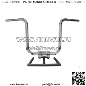 KST Kustoms Polished 14 Прямые рули руля Harley FLTR Softail Dyna (Для: Harley-Davidson)