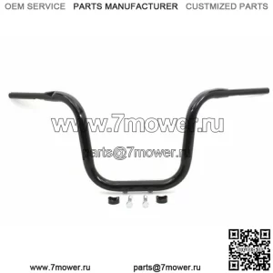 Черный руль 1-1/2 дюйма Road Glide 12 дюймов Multi Riserless Apes Apehangers Harley (Для: Harley-Davidson)