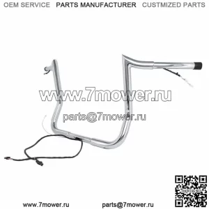 Хромированные вешалки Yaffe Bagger Ape Wired 12 дюймов, рули Harley Touring (для: Harley-Davidson)