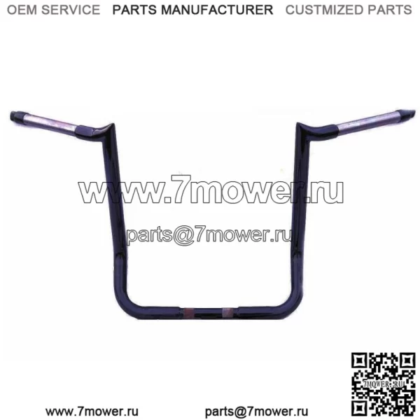 Черные 16-дюймовые рули Monkey Bar Apes Paul Yaffe Originals Harley Touring Bagger (для: Harley-Davidson)