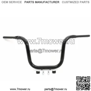 Черный руль 1-1/2 дюйма Road Glide 14 дюймов Multi Riserless Apes Apehangers Harley (Для: Harley-Davidson)