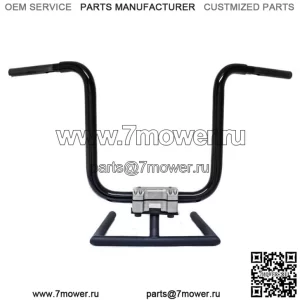 KST Kustoms Satin Black 14-дюймовые прямые рули Harley FLTR Softail Dyna (для: Harley-Davidson)