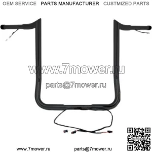 Yaffe Wired 12" Black Monkey Bagger Ape Вешалки для руля Harley Touring B (Для: Harley-Davidson)