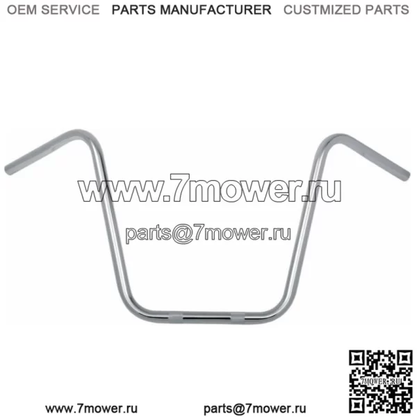 Chrome Werks Хромированные 16-дюймовые поручни Ape Hanger для руля Harley Softail Dyna Sportster (Для: Harley-Davidson)