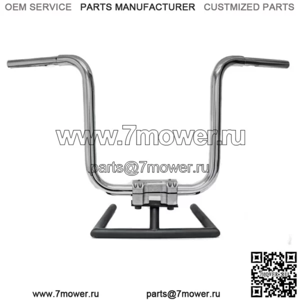 KST Kustoms Polished 12 Прямые рули руля Harley FLTR Softail 1.25 (Для: Harley-Davidson)