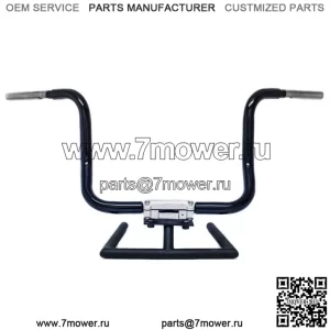 KST Kustoms Gloss Black 14-дюймовые рули Six Bend Kicker на руль Harley Touring FLH (Для: Harley-Davidson)