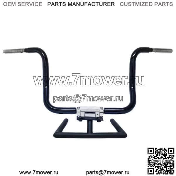 KST Kustoms Gloss Black 14-дюймовые рули Six Bend Kicker на руль Harley Touring FLH (Для: Harley-Davidson)