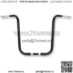 Черные вешалки Burly Brand 18 дюймов 1,25 Gorilla Ape на руль Harley Softail Dyna XL (Для: Harley-Davidson)