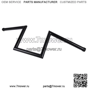 Руль Z-Bar с подъемом 8 дюймов и торможением 1 дюйм для Harley Sportster XL 883 1200 Iron 48 72 (для: Harley-Davidson)