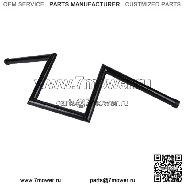 Руль Z-Bar с подъемом 8 дюймов и торможением 1 дюйм для Harley Sportster XL 883 1200 Iron 48 72 (для: Harley-Davidson)