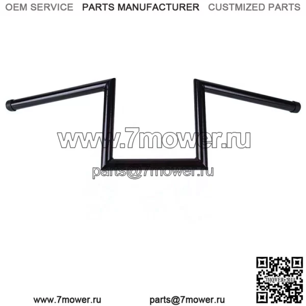 Мотоциклетный руль 1" Z-Bars 8" Rise Drag для Harley Sportster Dyna Bobber (для: Harley-Davidson)