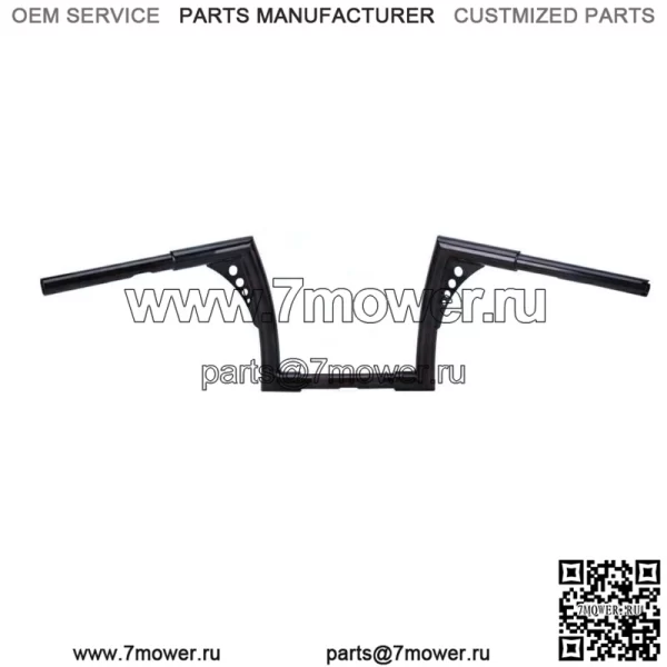 1-1/4" Fat Bar 10" Rise Hangers Руль для Harley Dyna Softail Custom (для: Harley-Davidson)