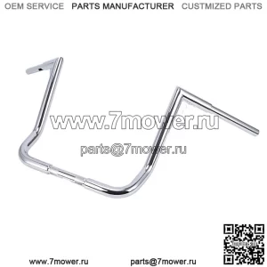 Хромированный руль 16" подъем 1-1/4" подвеска для Harley Touring FLHT FLHTC 82-22 (для: Harley-Davidson)