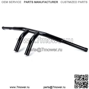 Мотоциклетные рули 1-1/4" черные с подъемом 8" Т-образные рули для Harley Touring (для: Harley-Davidson)