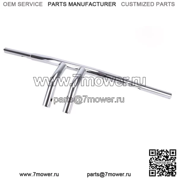 Хромированный руль T-Bars высотой 8 дюймов для Harley Touring Dyna Softail Sportster (для: Harley-Davidson)