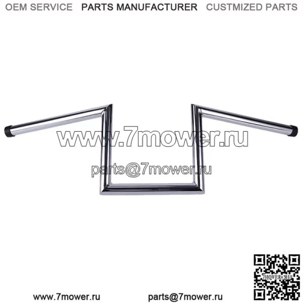 Мотоциклетный руль Z-Bars с подъемом 8 дюймов и фрикционными рулями 1 дюйм для Harley Softail Dyna (для: Harley-Davidson)