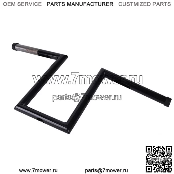 Мотоциклетный руль 1" Z-Bar с подъемом 10-1/2" для Harley Chopper Bobber Custom (для: Harley-Davidson)