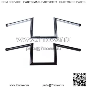 1" Z-Bars 8" Rise Drag Руль для Harley Sportster XL 883 1200 Dyna Softail (для: Harley-Davidson)