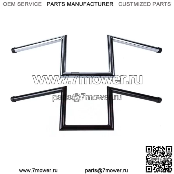 1" Z-Bars 8" Rise Drag Руль для Harley Sportster XL 883 1200 Dyna Softail (для: Harley-Davidson)