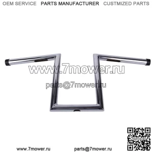 Руль Z-Bar с подъемом 10-1/2 дюйма для Harley Dyna Sportester XL 883 1200 (для: Harley-Davidson)