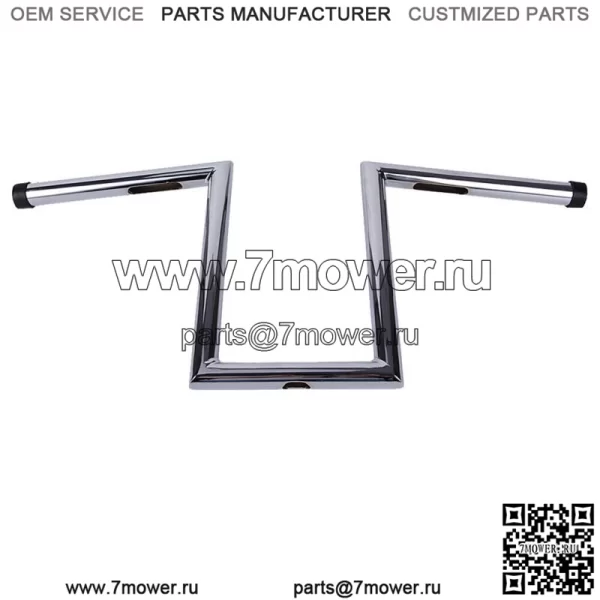 Руль Z-Bar с подъемом 10-1/2 дюйма для Harley Softail Dyna Sportester XL (для: Harley-Davidson)