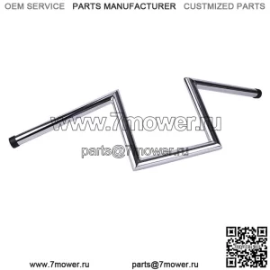 Руль Drag Z Bars с подъемом 8 дюймов для Harley Chopper Bobber Cafe Racer (для: Harley-Davidson)