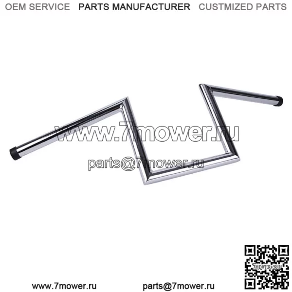 Руль Drag Z Bars с подъемом 8 дюймов для Harley Chopper Bobber Cafe Racer (для: Harley-Davidson)