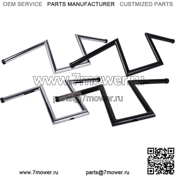 Мотоциклетные рули 1" Drag Bar Z-Bars для Harley Softail Dyna Bobber Chopper (для: Harley-Davidson)