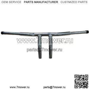 Хромированные 8-дюймовые рули Rise Drag T-Bars для Harley Touring Dyna Softail Sportster (для: Harley-Davidson)