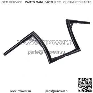 12-дюймовый подъем Fat Hanger Bars руль для Harley Sportster XL 883 1200 Softail (для: Harley-Davidson)