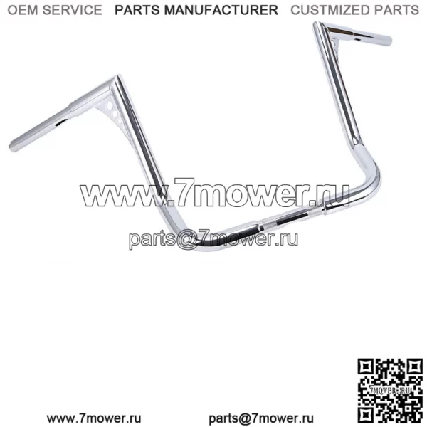 Руль с подъемом 16 дюймов для Harley Touring Dressers Baggers FLHT 1982-21 (для: Harley-Davidson)