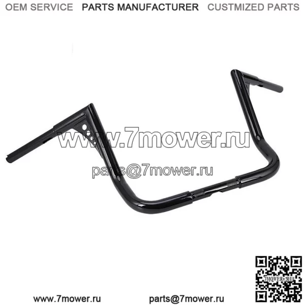 Руль с подъемом 14 дюймов для Harley Touring Dressers Baggers FLHT 1982-21 (для: Harley-Davidson)