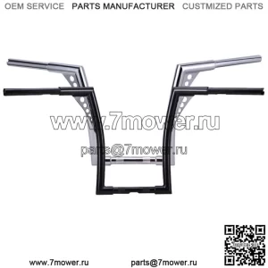 Руль с подъемом 10" 12" 14" 16" для Harley Dyna Softail FLST FXST (для: Harley-Davidson)