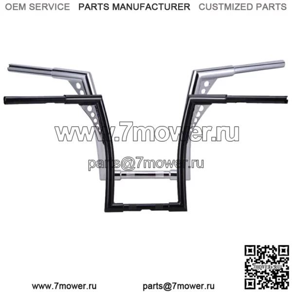 Руль с подъемом 10" 12" 14" 16" для Harley Dyna Softail FLST FXST (для: Harley-Davidson)