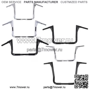 Рули с подъемом 12", 14", 16" для Harley Touring FLHT FLHTC 1982-2021 (для: Harley-Davidson)