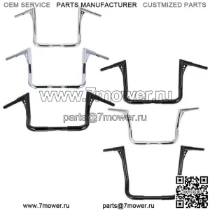12 14 16-дюймовые рули с подъёмом для Harley Touring FLHT FLHTC 1982-21